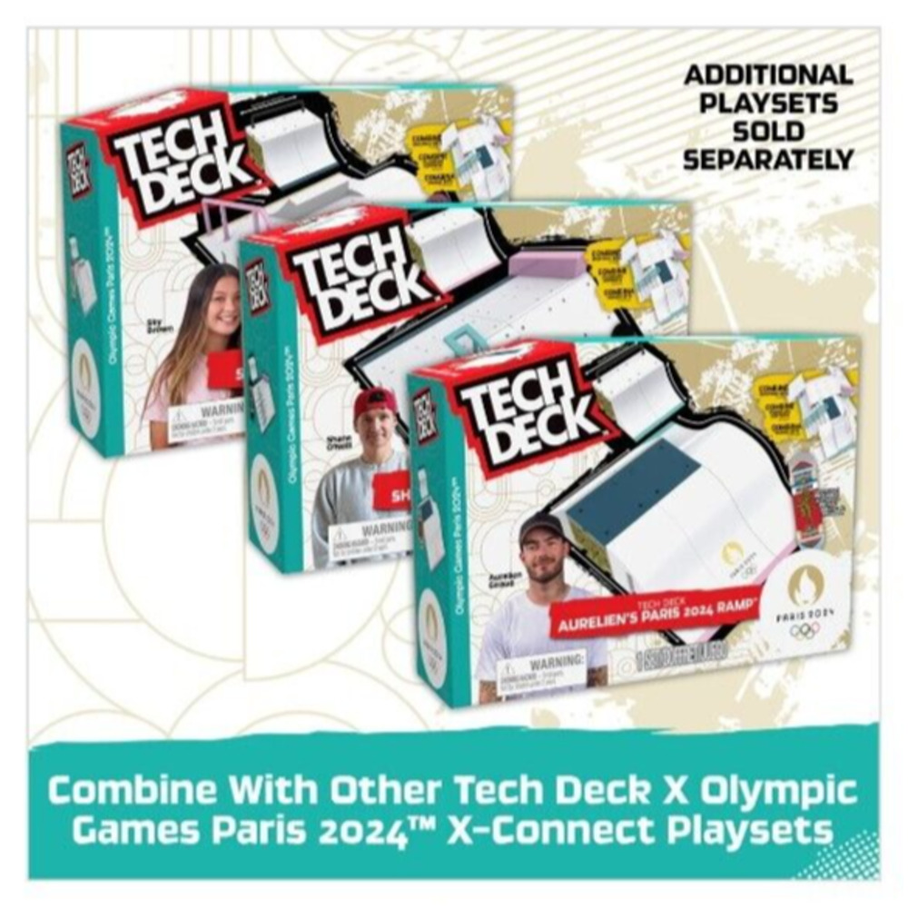 Tech Deck Sky Brown’s Olympic Games Paris 2024 Ramp Customizable - Picture 10 of 11